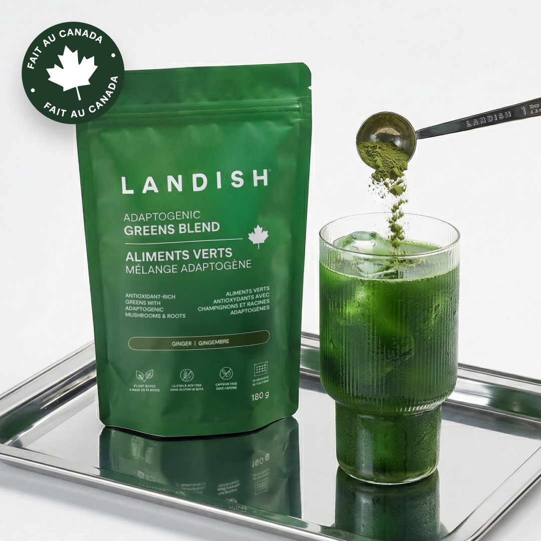 Aliments verts + adaptogènes