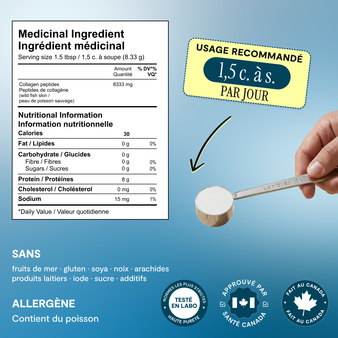 Collagène marin canadien pur