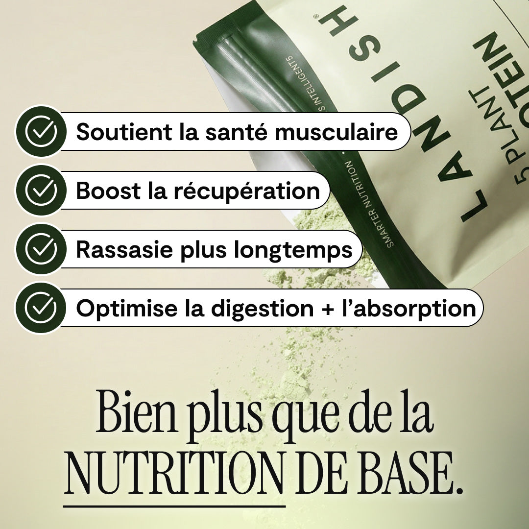 Protéines de 5 plantes
