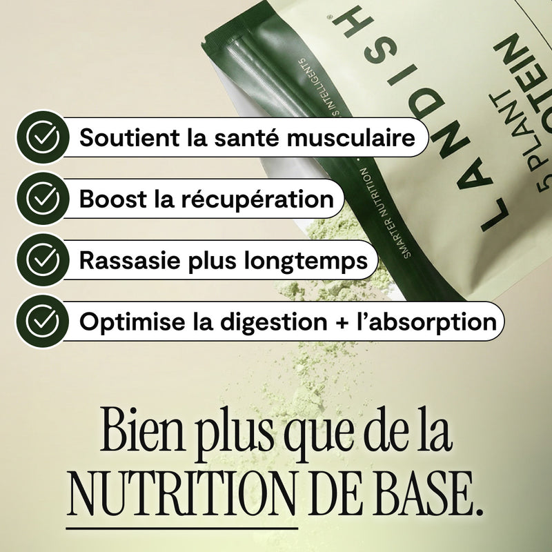 Protéines de 5 plantes