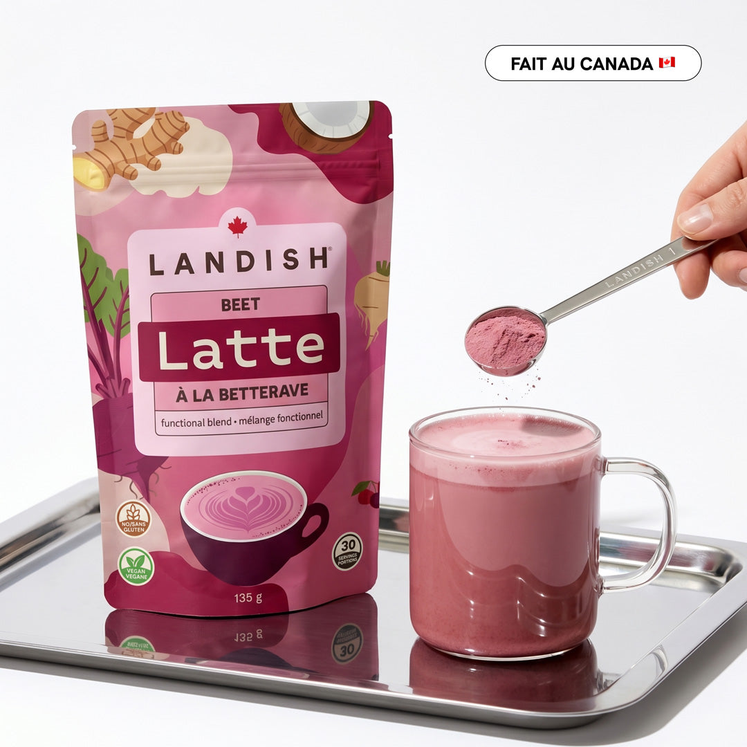Latte à la betterave