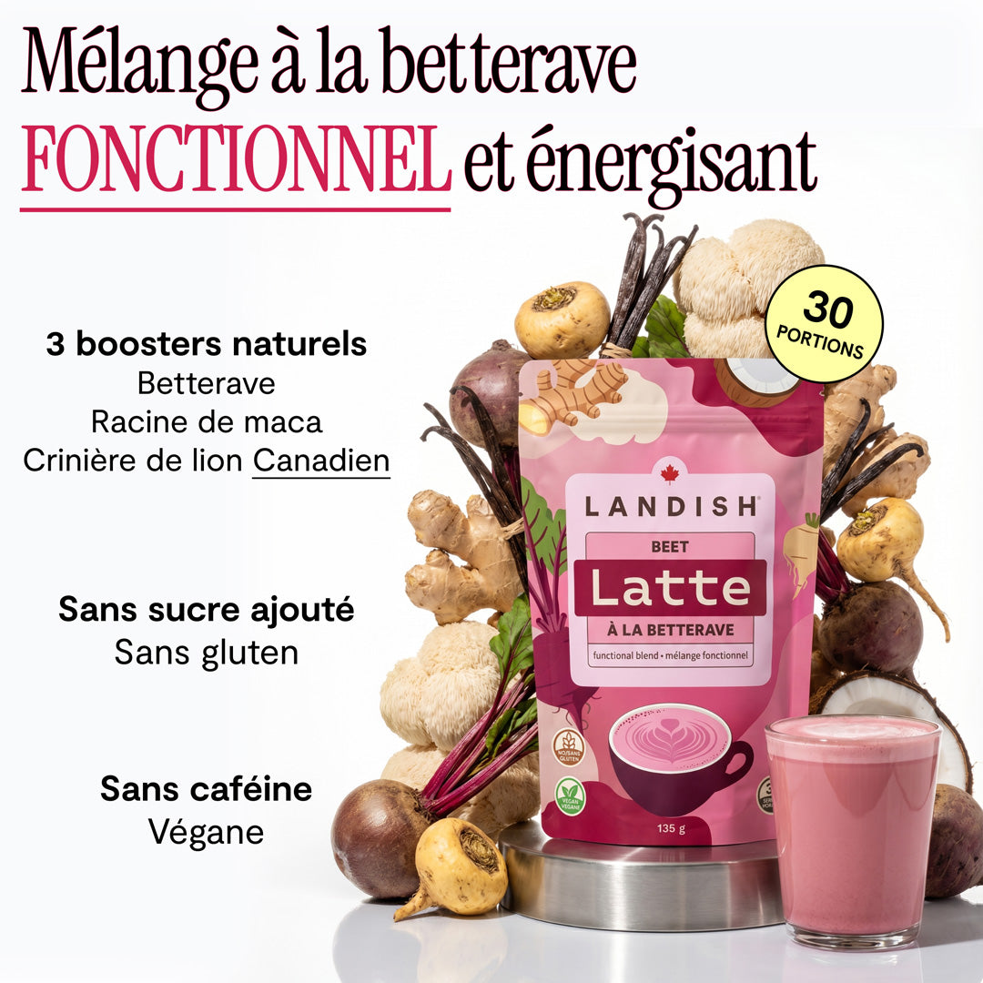 Latte à la betterave