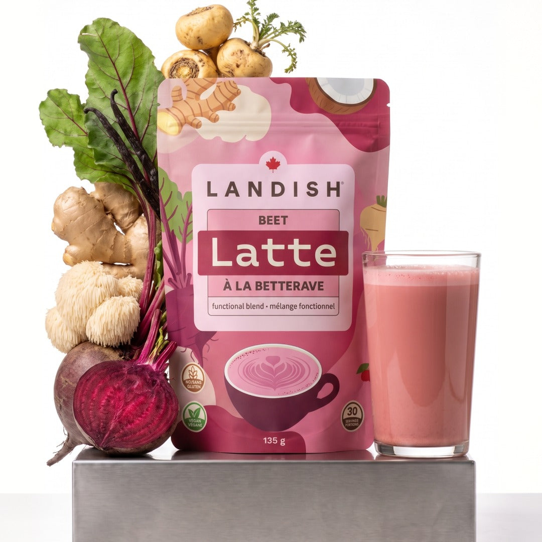 Latte à la betterave