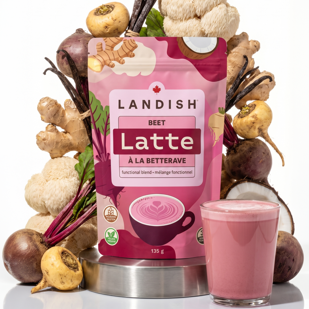 Latte à la betterave
