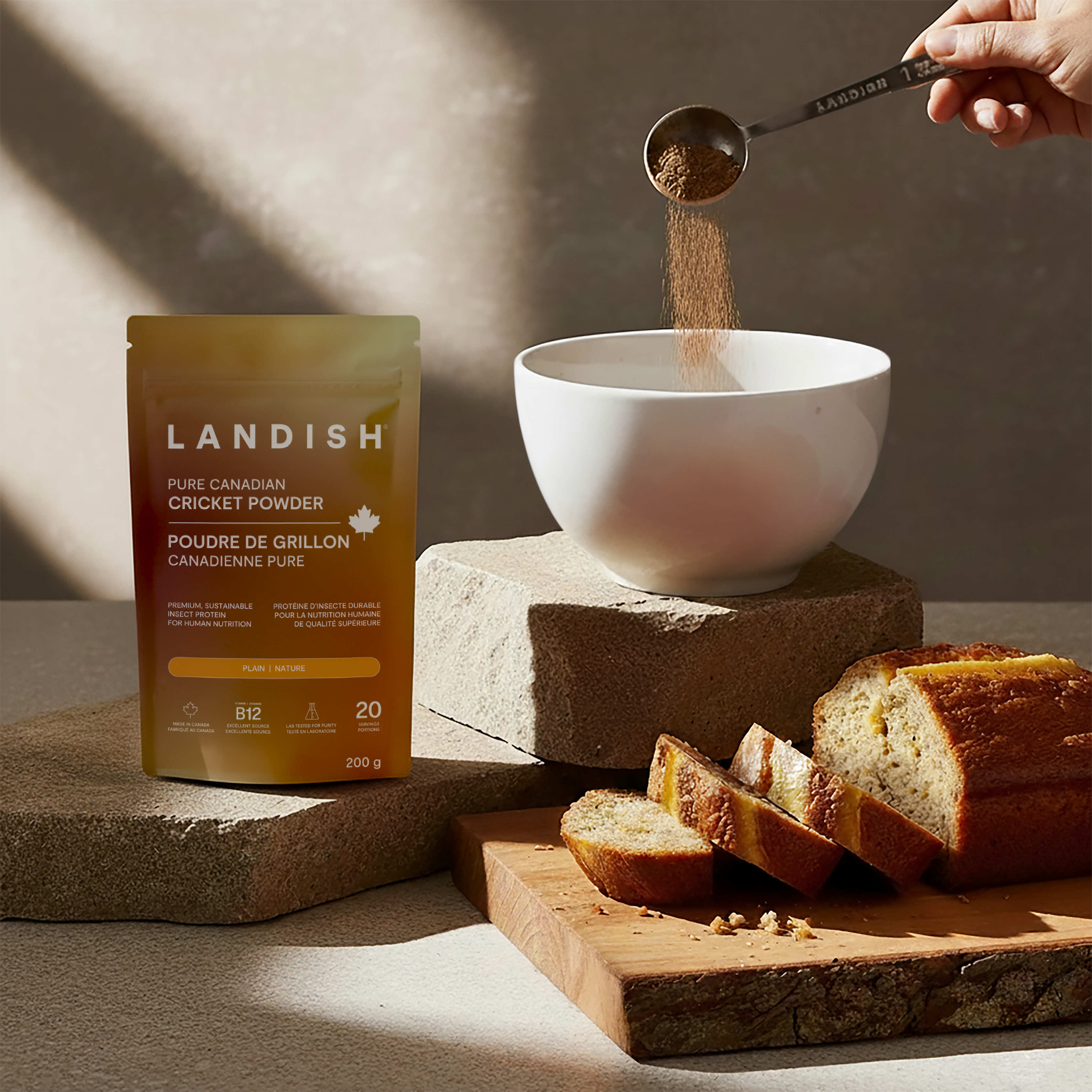 Poudre de grillon canadienne pure