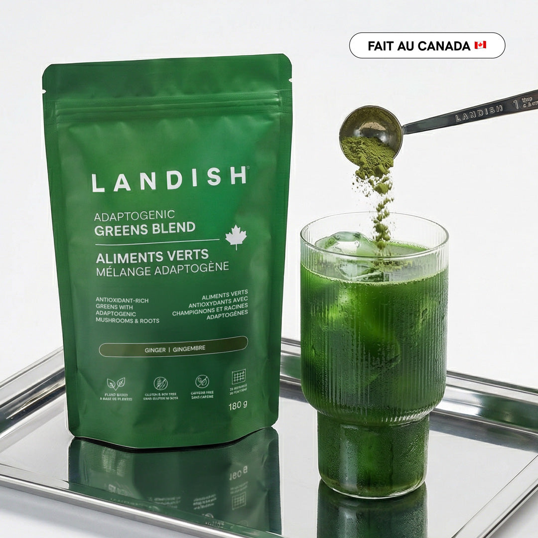 Aliments verts + adaptogènes
