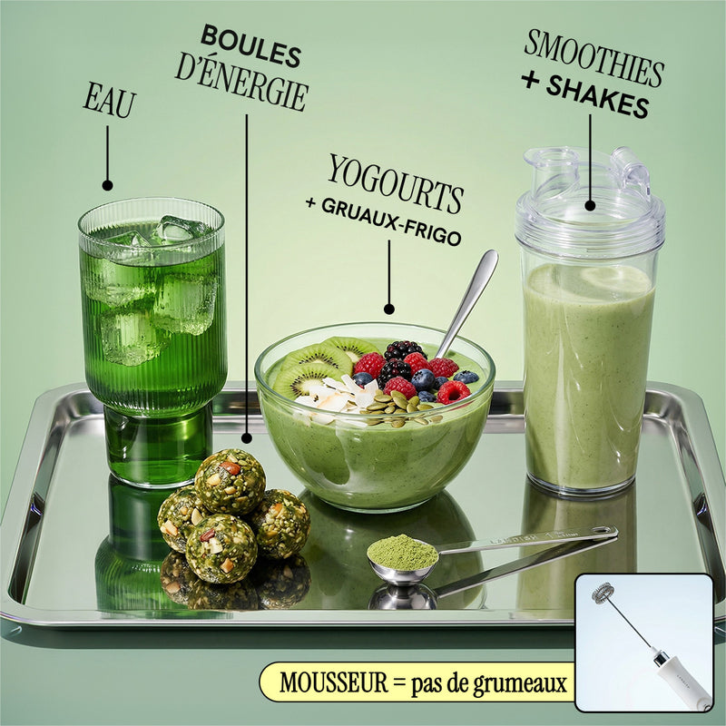 Aliments verts mélange adaptogène