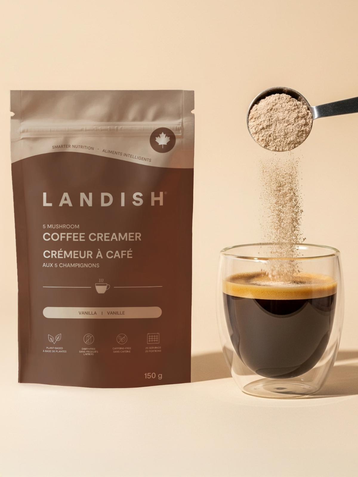 Crémeur à café aux 5 champignons