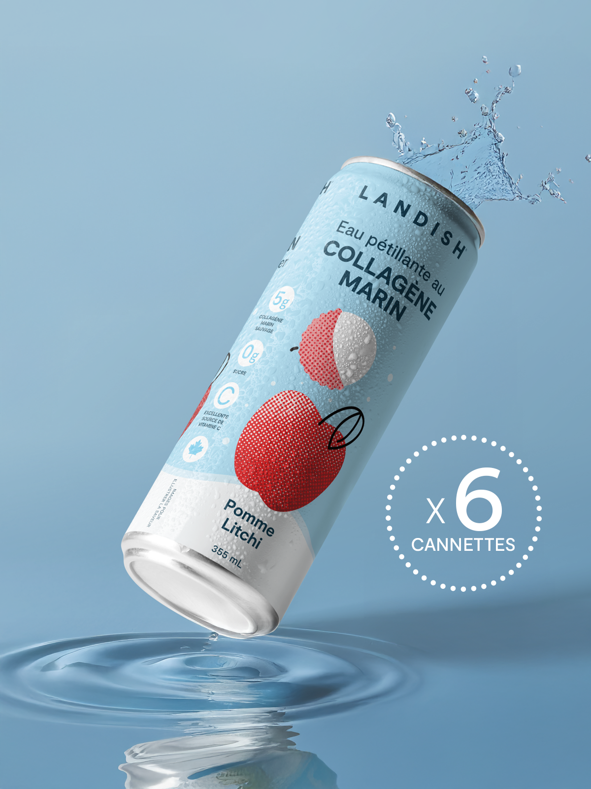 Collagène Marin Eau pétillante