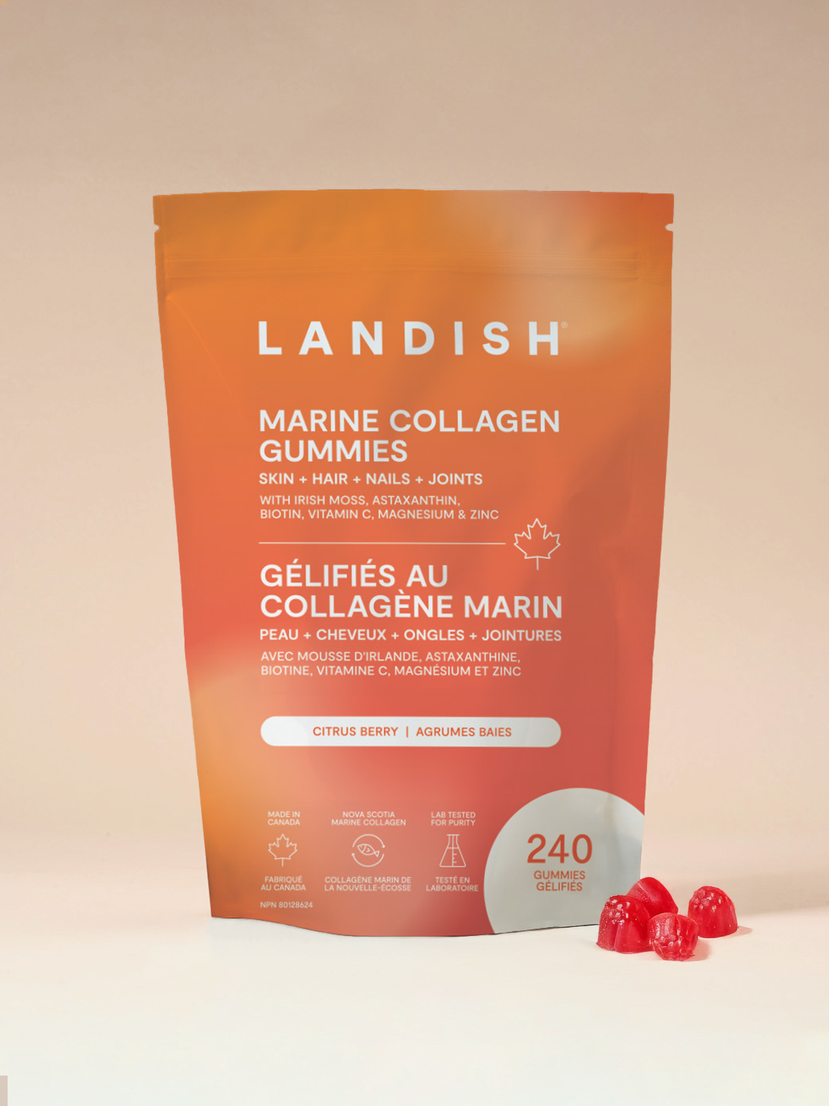 Gélifiés au collagène marin