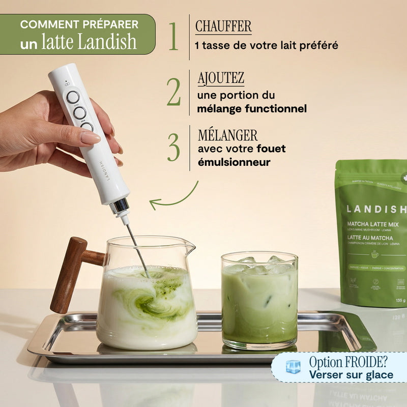 Latte au matcha