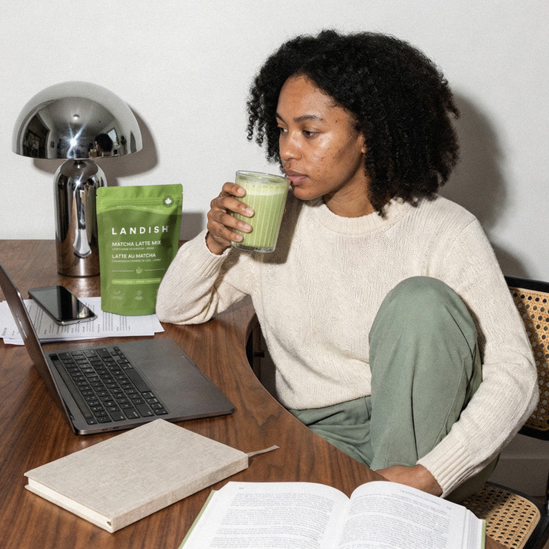 Latte au matcha