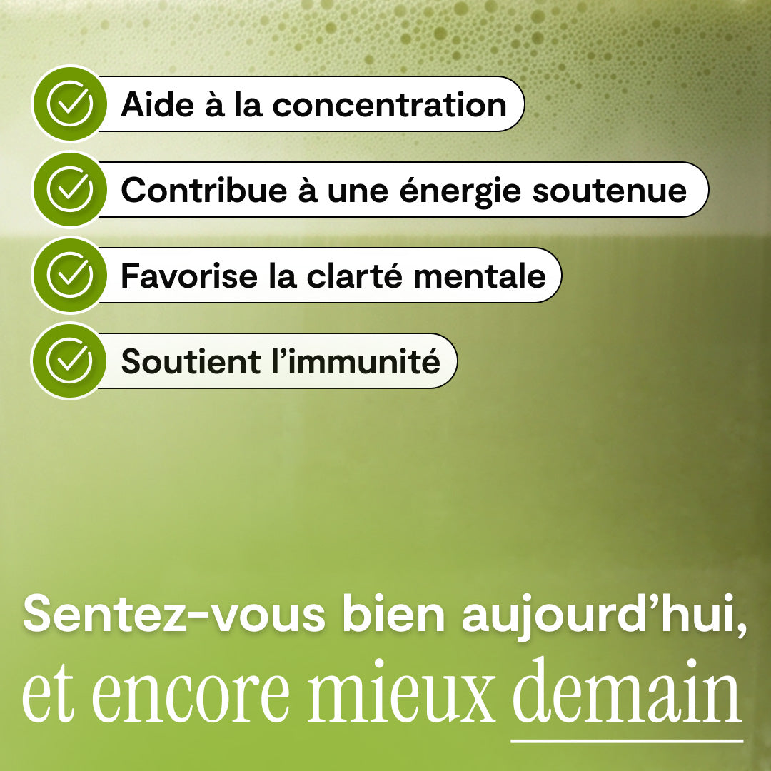 Latte au matcha