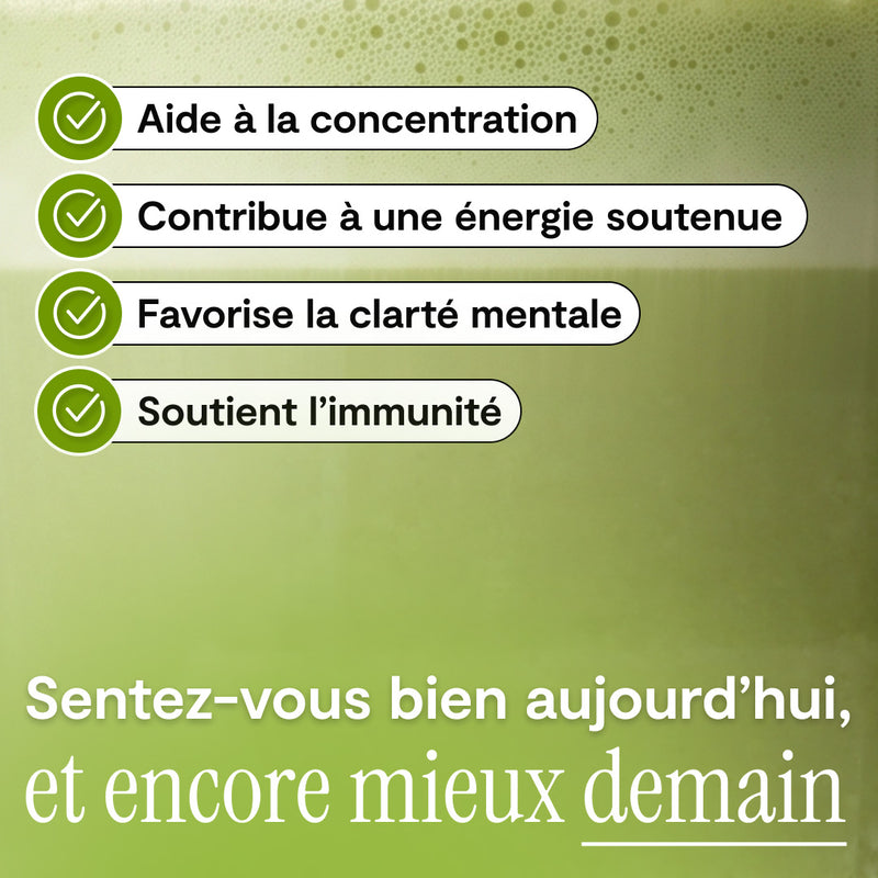 Latte au matcha