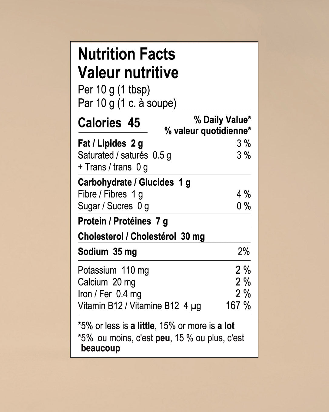 Poudre de grillon canadienne pure