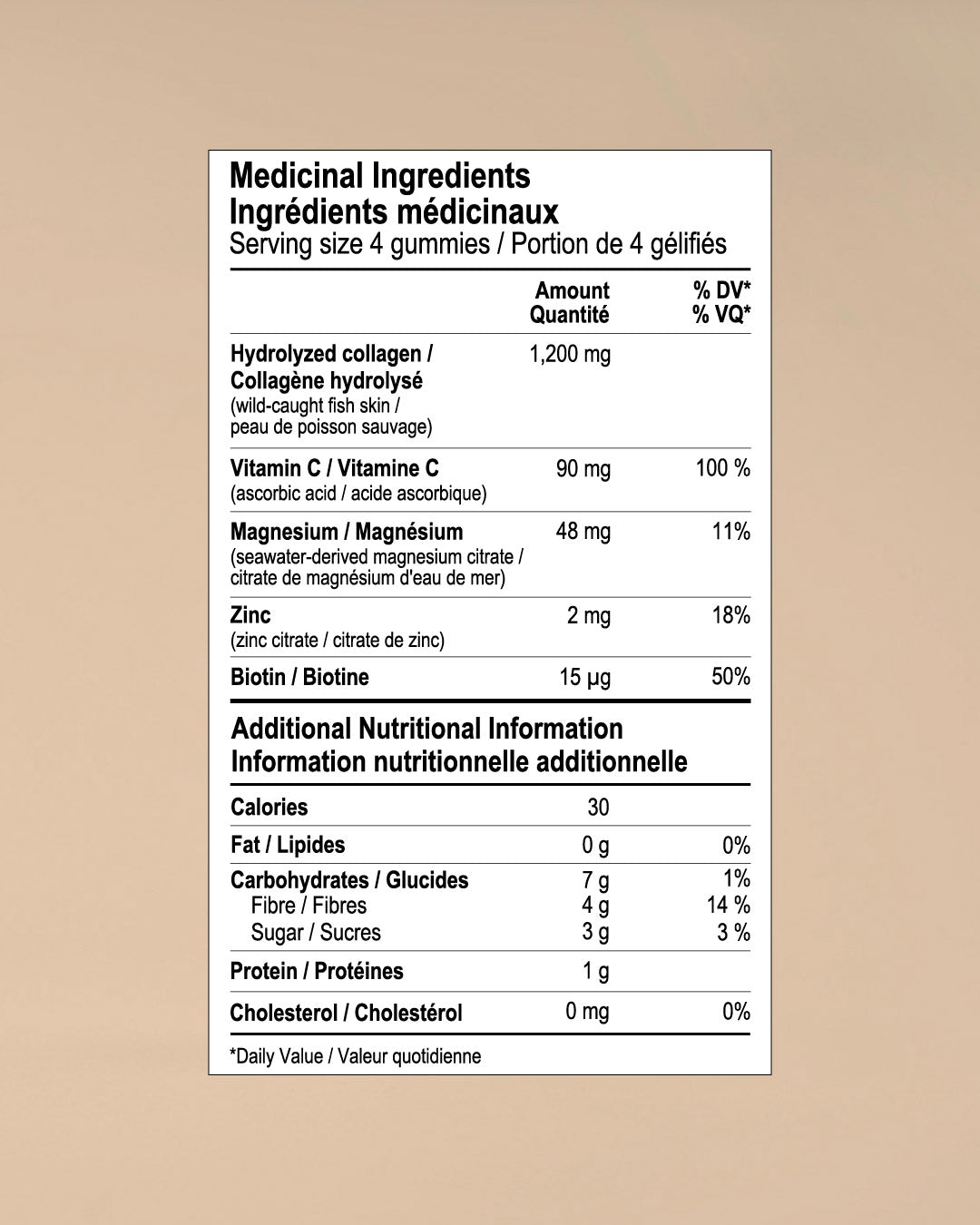 Gélifiés au collagène marin